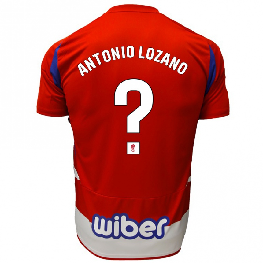 Kids Football José Antonio Lozano #0 Red White Blue Home Jersey 2024/25 T-Shirt Australia