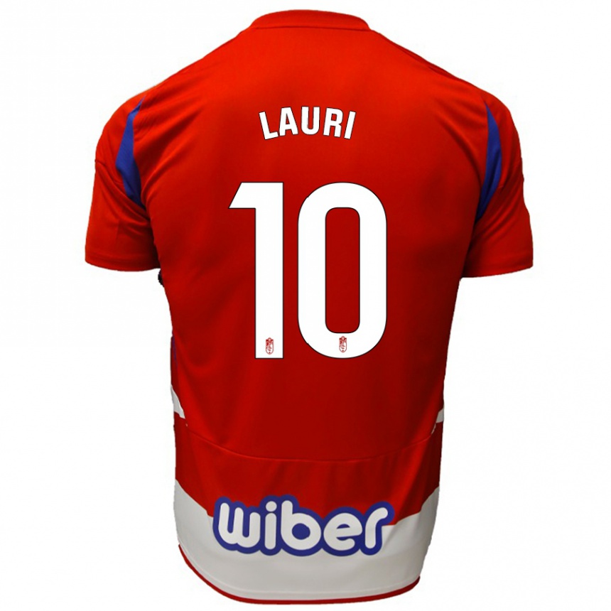 Kids Football Lauri #10 Red White Blue Home Jersey 2024/25 T-Shirt Australia