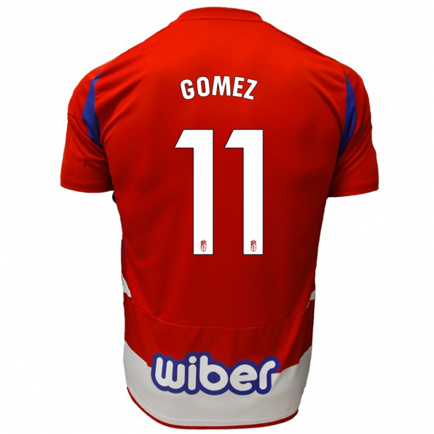 Kids Football Andrea Gómez #11 Red White Blue Home Jersey 2024/25 T-Shirt Australia