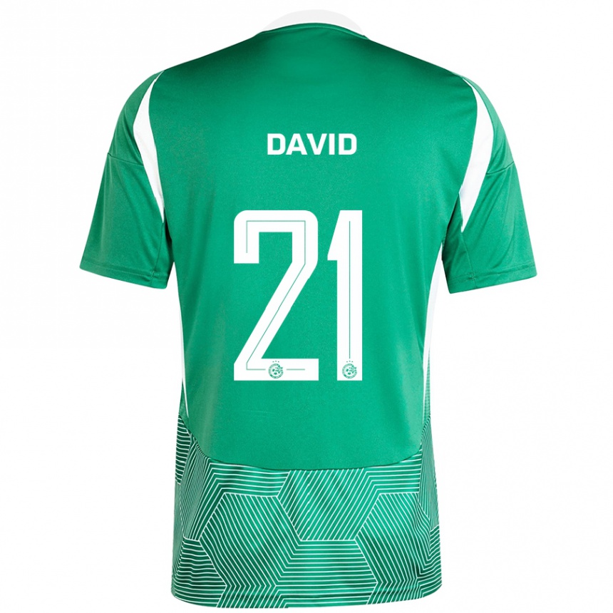 Kids Football Dean David #21 Green White Home Jersey 2024/25 T-Shirt Australia