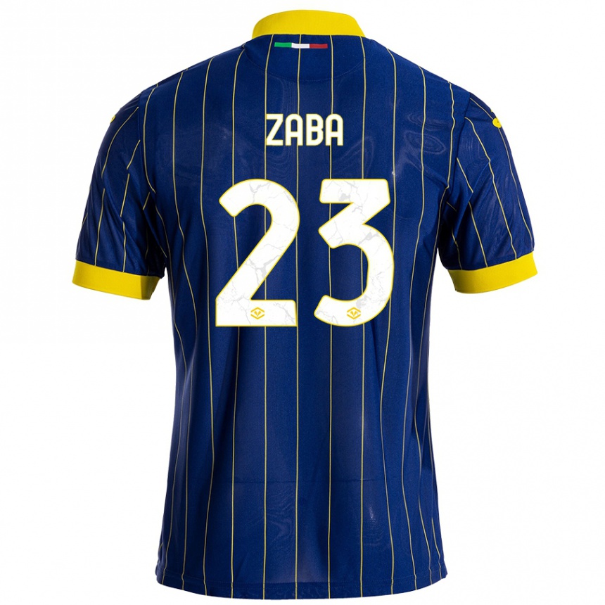 Kids Football Nelson Zaba #23 Blue Yellow Home Jersey 2024/25 T-Shirt Australia