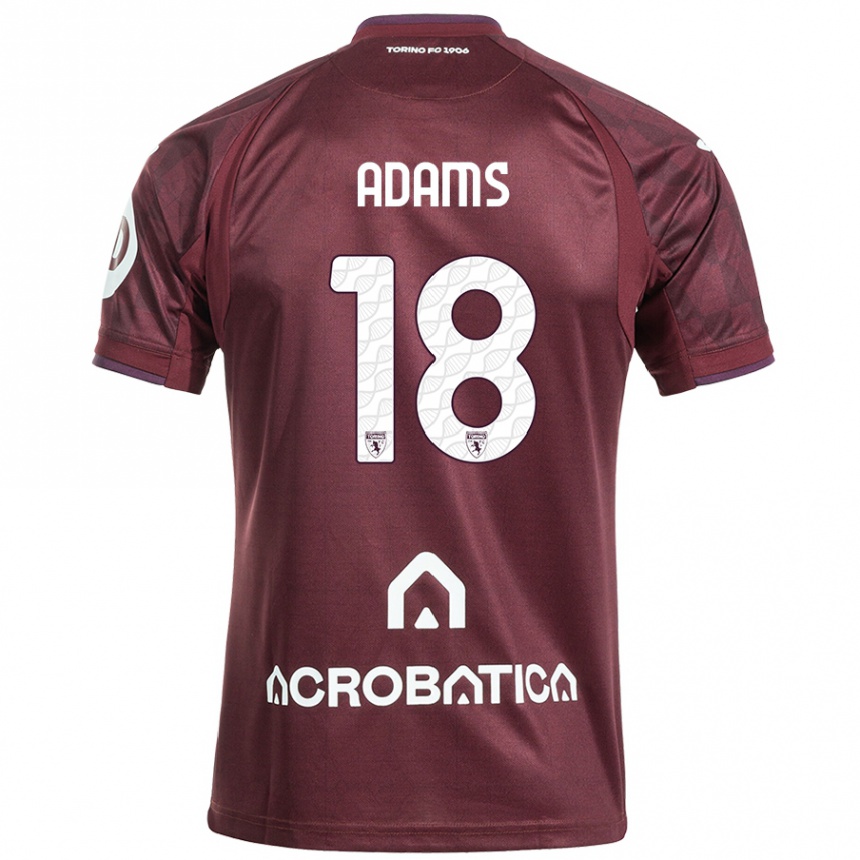 Kids Football Ché Adams #18 Maroon White Home Jersey 2024/25 T-Shirt Australia