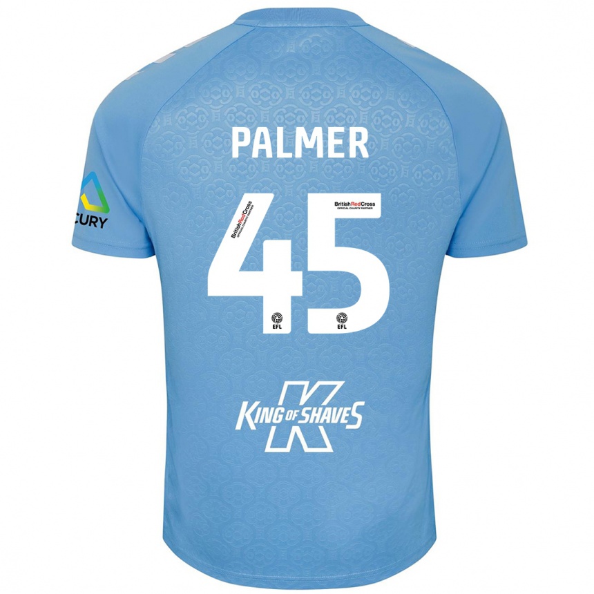 Kids Football Kasey Palmer #45 Blue White Home Jersey 2024/25 T-Shirt Australia