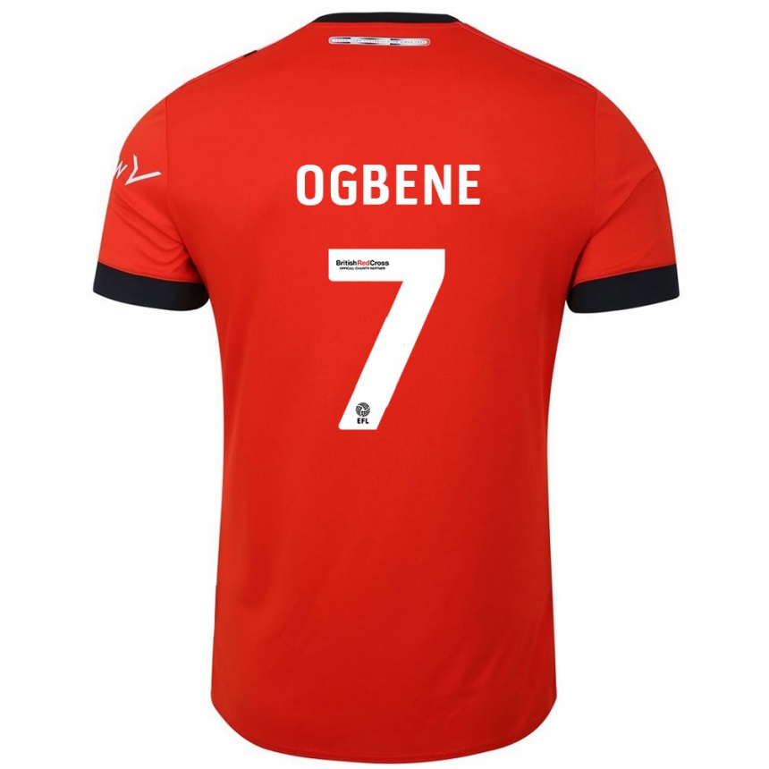 Kids Football Chiedozie Ogbene #7 Orange Black Home Jersey 2024/25 T-Shirt Australia