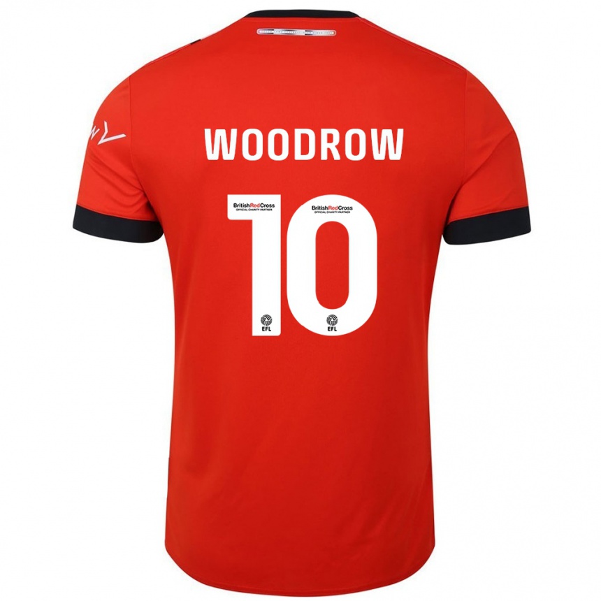 Kids Football Cauley Woodrow #10 Orange Black Home Jersey 2024/25 T-Shirt Australia