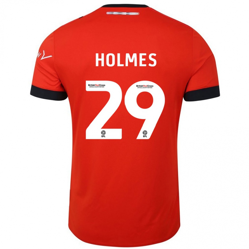 Kids Football Tom Holmes #29 Orange Black Home Jersey 2024/25 T-Shirt Australia