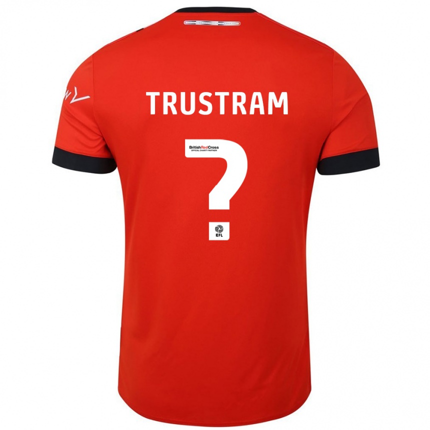 Kids Football Charlie Trustram #0 Orange Black Home Jersey 2024/25 T-Shirt Australia