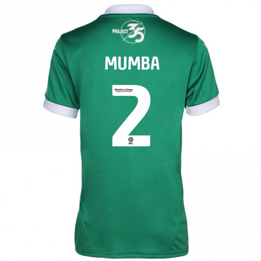 Kids Football Bali Mumba #2 Green White Home Jersey 2024/25 T-Shirt Australia