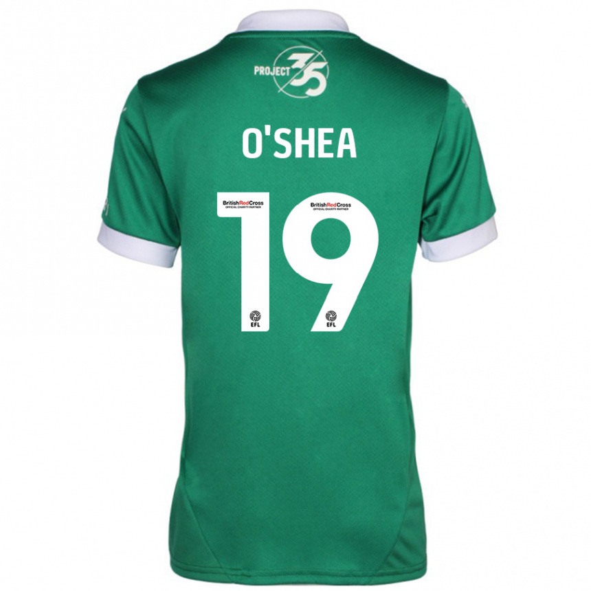 Kids Football Erin O'shea #19 Green White Home Jersey 2024/25 T-Shirt Australia