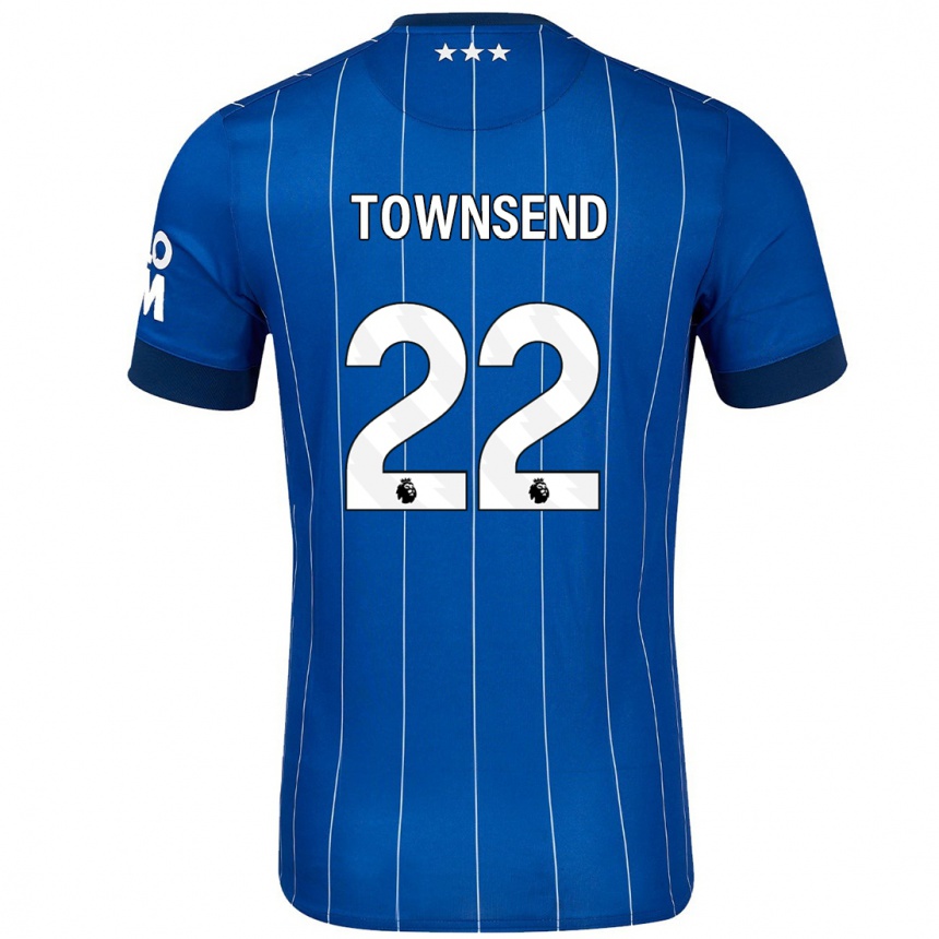 Kids Football Conor Townsend #22 Navy Blue Home Jersey 2024/25 T-Shirt Australia