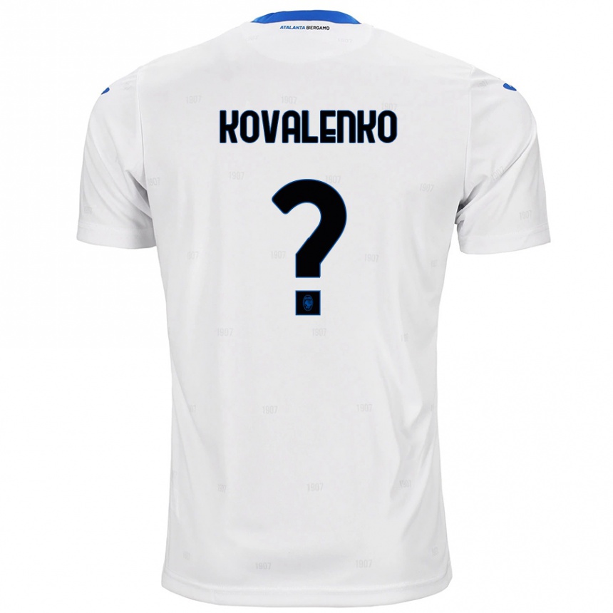 Kids Football Viktor Kovalenko #0 White Away Jersey 2024/25 T-Shirt Australia