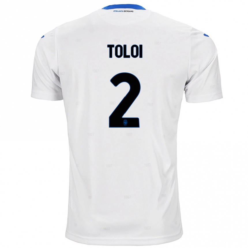 Kids Football Rafael Tolói #2 White Away Jersey 2024/25 T-Shirt Australia