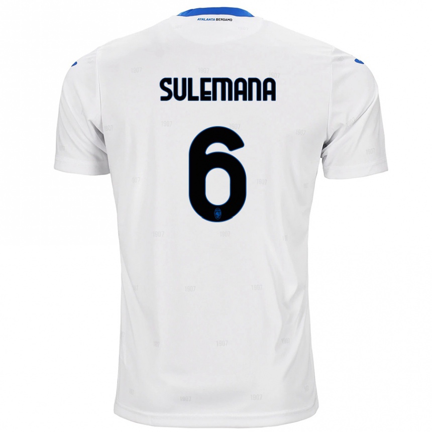 Kids Football Ibrahim Sulemana #6 White Away Jersey 2024/25 T-Shirt Australia