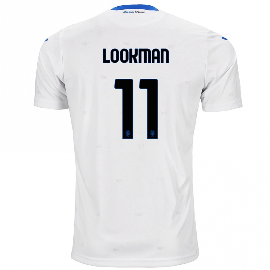 Kids Football Ademola Lookman #11 White Away Jersey 2024/25 T-Shirt Australia