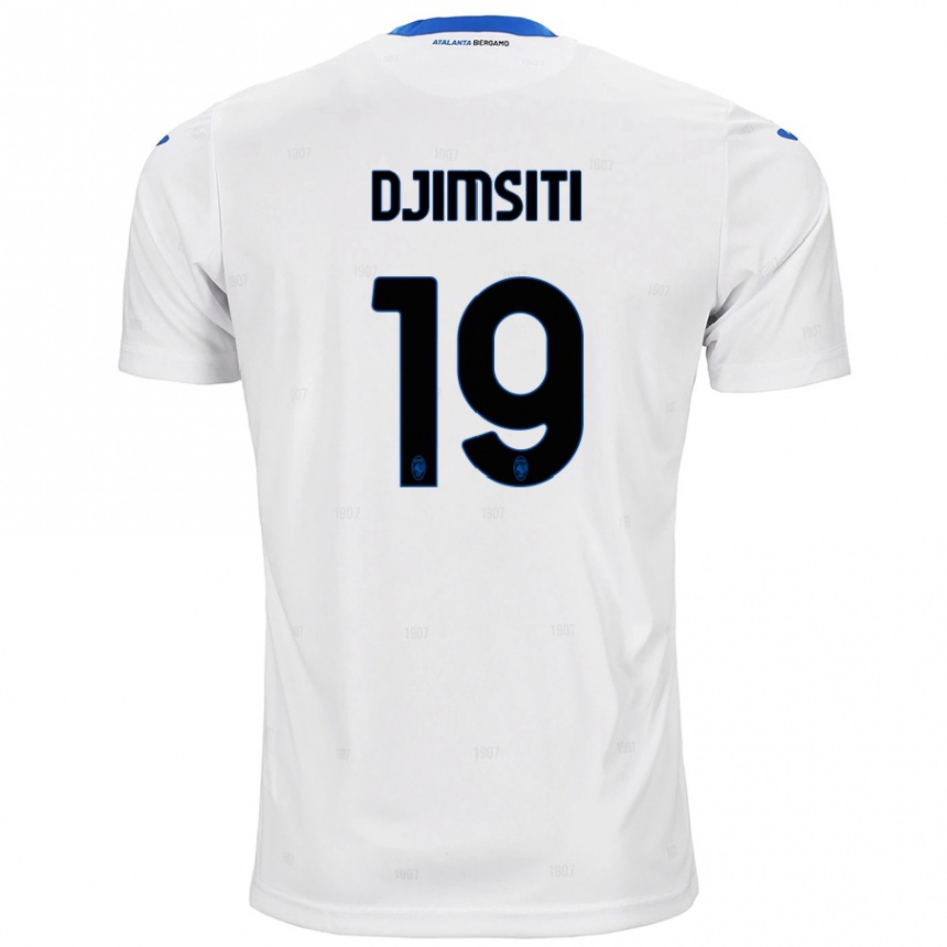 Kids Football Berat Djimsiti #19 White Away Jersey 2024/25 T-Shirt Australia