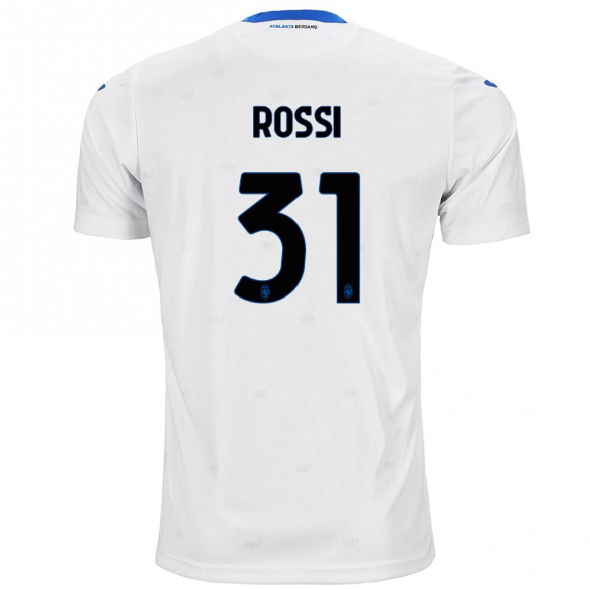 Kids Football Francesco Rossi #31 White Away Jersey 2024/25 T-Shirt Australia