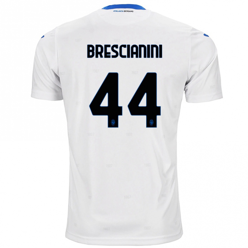 Kids Football Marco Brescianini #44 White Away Jersey 2024/25 T-Shirt Australia