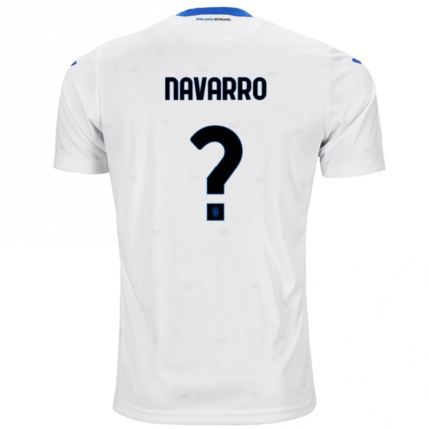 Kids Football Albert Navarro #0 White Away Jersey 2024/25 T-Shirt Australia