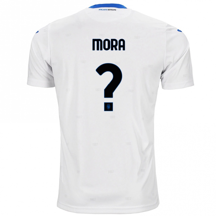 Kids Football Christian Mora #0 White Away Jersey 2024/25 T-Shirt Australia