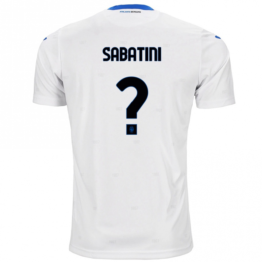 Kids Football Carlo Sabatini #0 White Away Jersey 2024/25 T-Shirt Australia