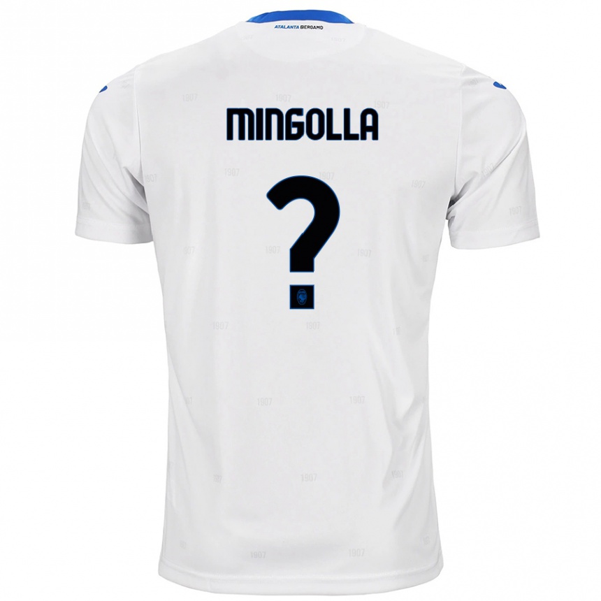 Kids Football Simone Mingolla #0 White Away Jersey 2024/25 T-Shirt Australia