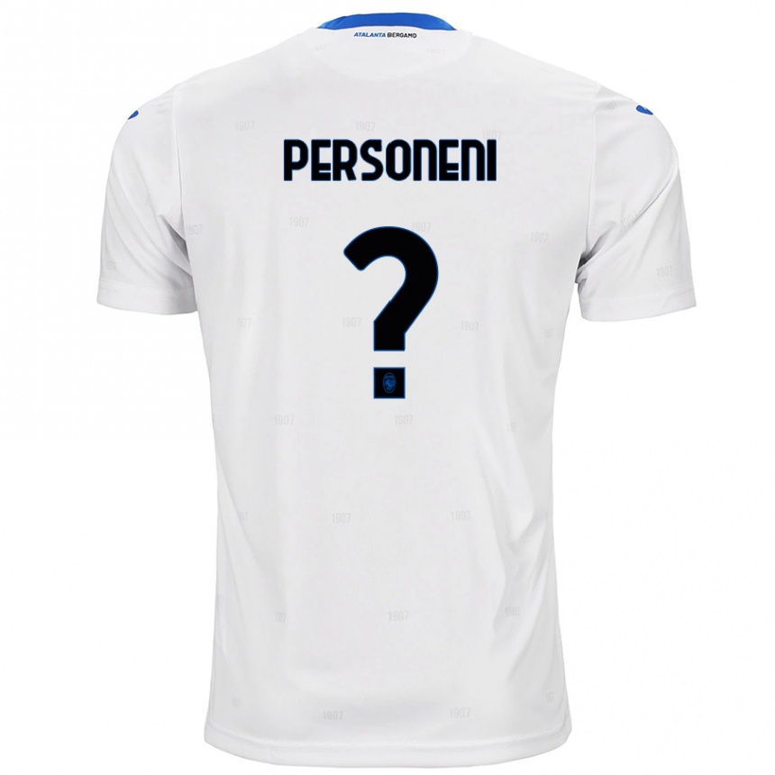 Kids Football Mirko Personeni #0 White Away Jersey 2024/25 T-Shirt Australia