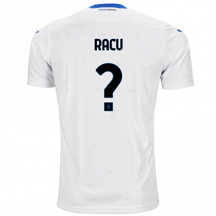 Kids Football Andrei Racu #0 White Away Jersey 2024/25 T-Shirt Australia