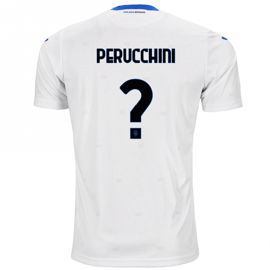 Kids Football Simone Perucchini #0 White Away Jersey 2024/25 T-Shirt Australia