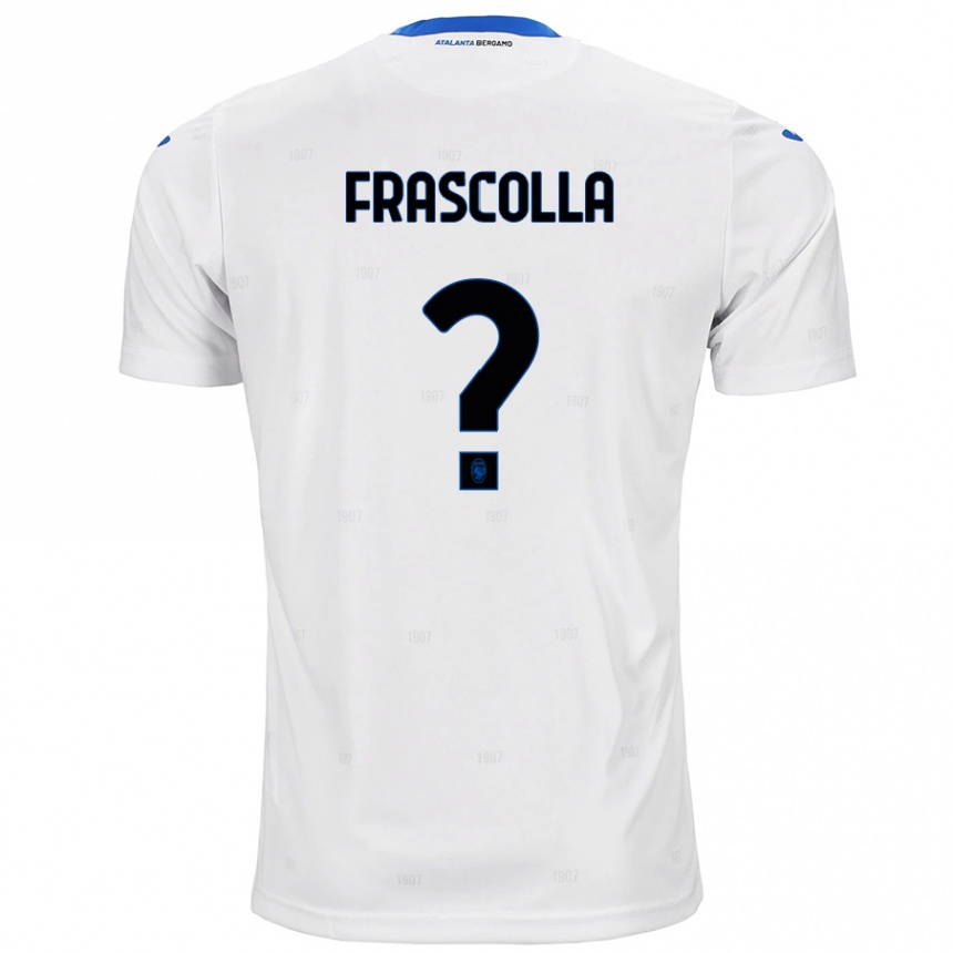 Kids Football Andrea Frascolla #0 White Away Jersey 2024/25 T-Shirt Australia