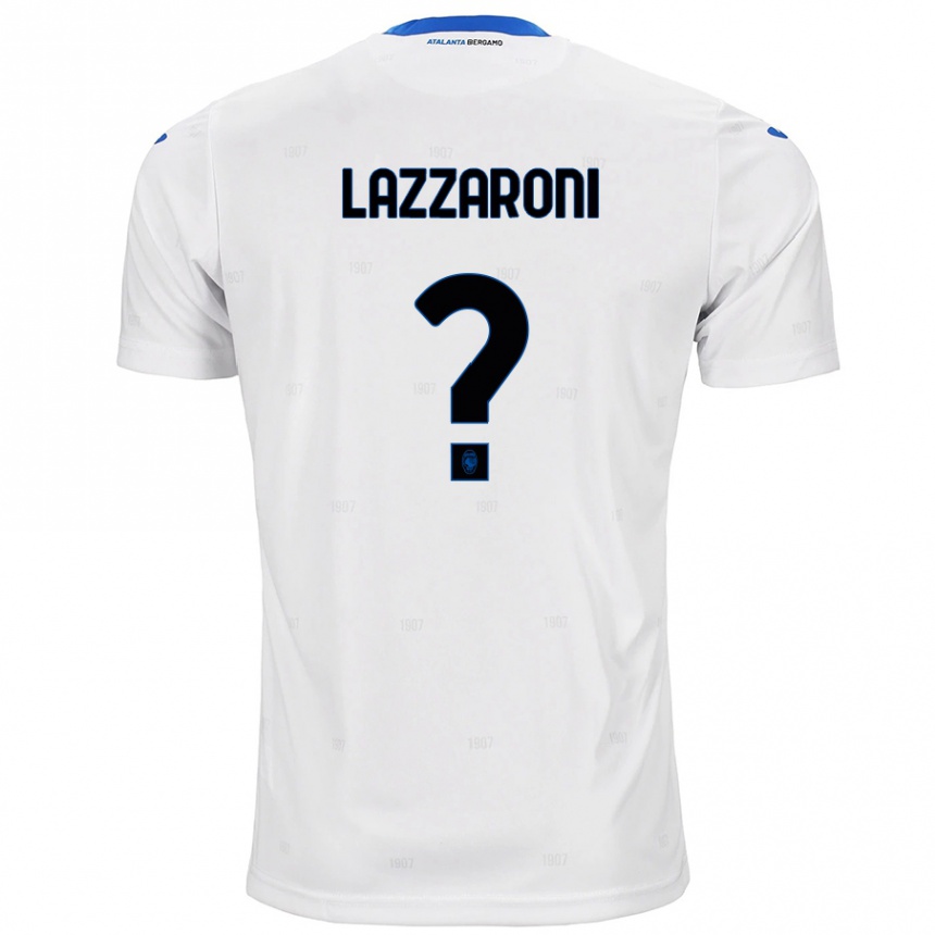 Kids Football Andrea Lazzaroni #0 White Away Jersey 2024/25 T-Shirt Australia