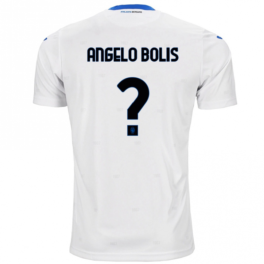 Kids Football Tommaso Angelo Bolis #0 White Away Jersey 2024/25 T-Shirt Australia