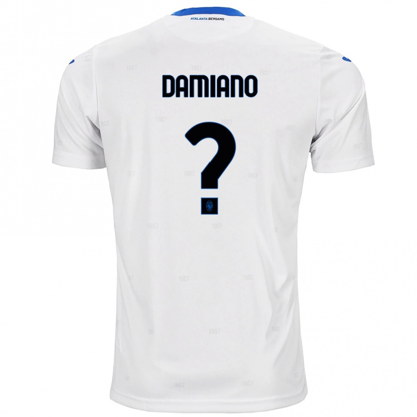 Kids Football Vincenzo Damiano #0 White Away Jersey 2024/25 T-Shirt Australia