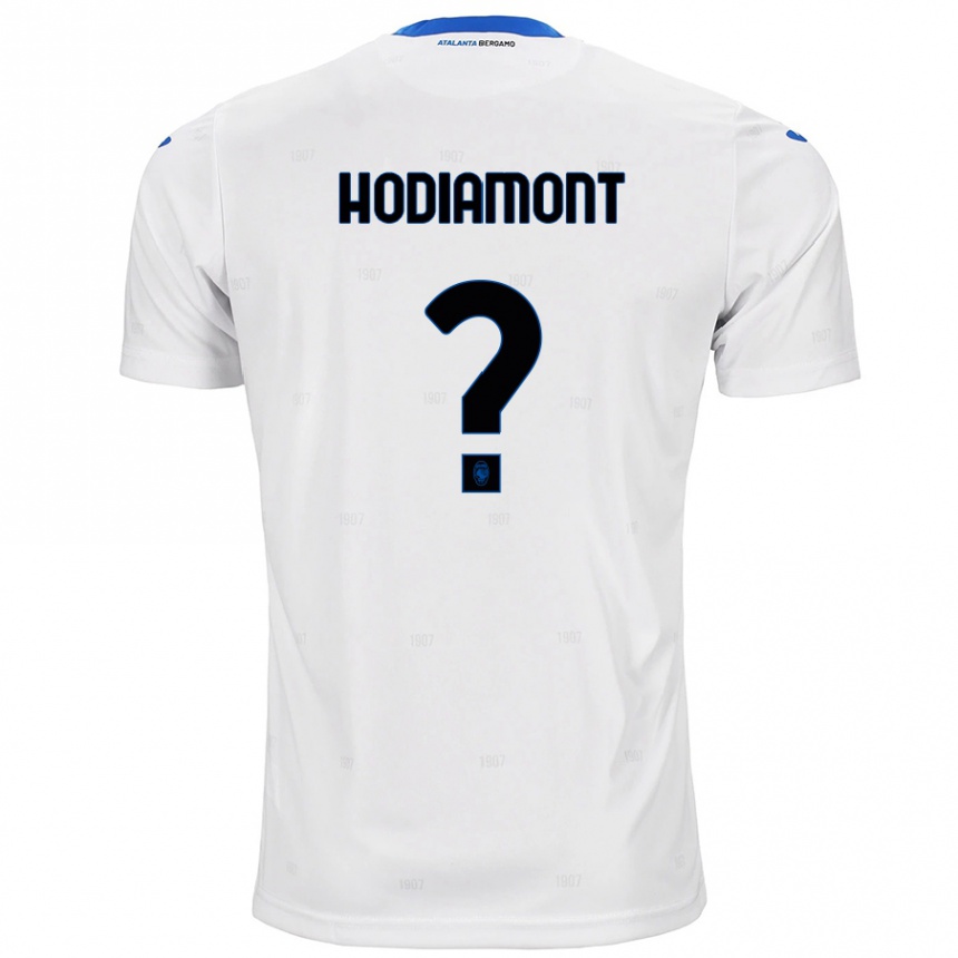 Kids Football Lyam Hodiamont #0 White Away Jersey 2024/25 T-Shirt Australia