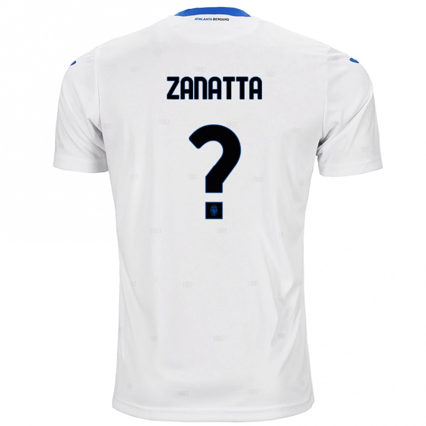 Kids Football Giovanni Zanatta #0 White Away Jersey 2024/25 T-Shirt Australia