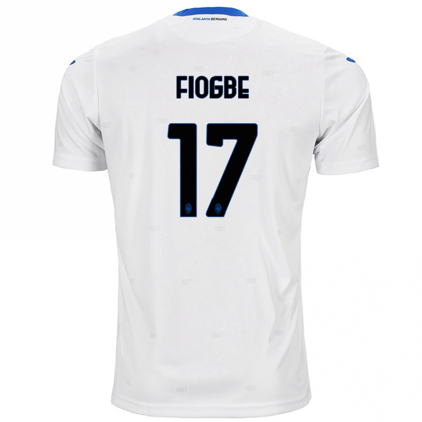 Kids Football Candas Fiogbe #17 White Away Jersey 2024/25 T-Shirt Australia