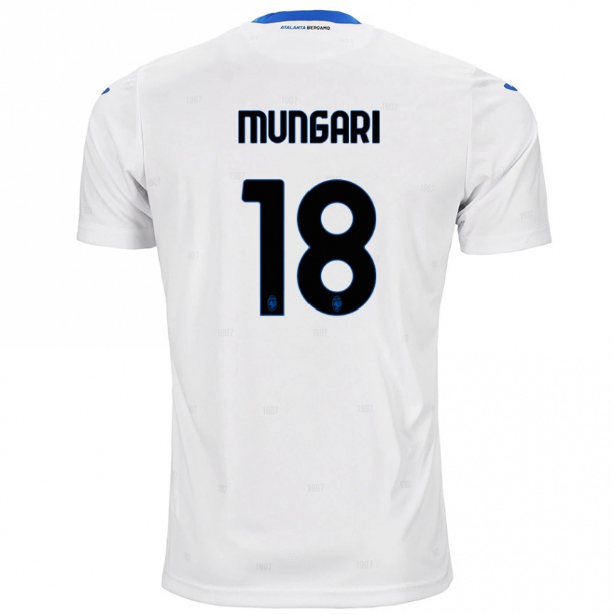 Kids Football Giuseppe Mungari #18 White Away Jersey 2024/25 T-Shirt Australia