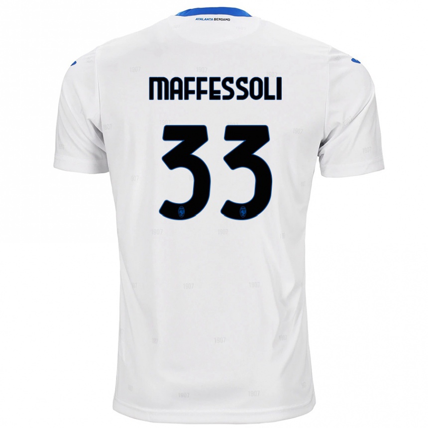 Kids Football Manuel Maffessoli #33 White Away Jersey 2024/25 T-Shirt Australia