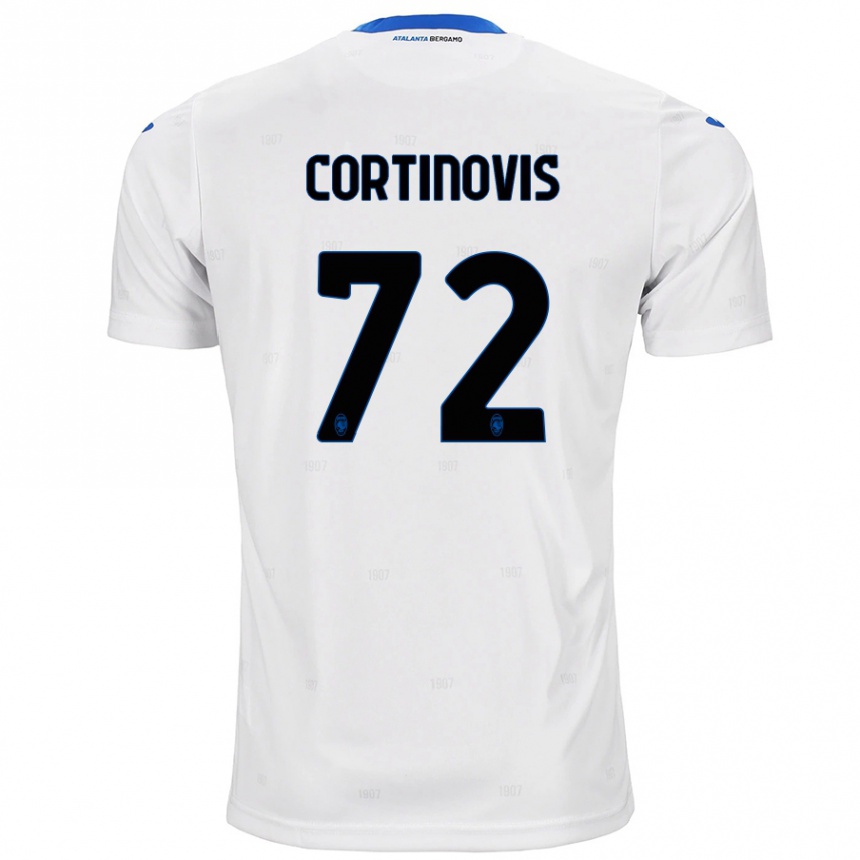 Kids Football Alessandro Cortinovis #72 White Away Jersey 2024/25 T-Shirt Australia