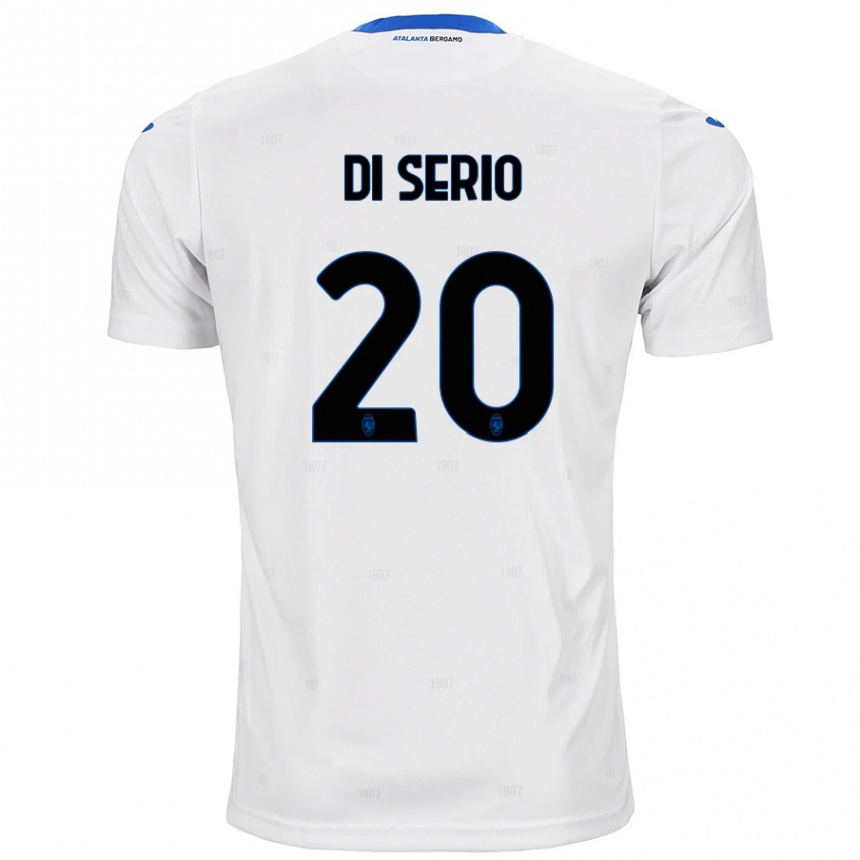 Kids Football Giuseppe Di Serio #20 White Away Jersey 2024/25 T-Shirt Australia