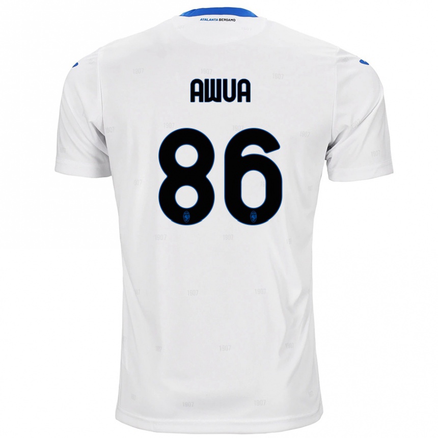 Kids Football Theophilus Awua #86 White Away Jersey 2024/25 T-Shirt Australia