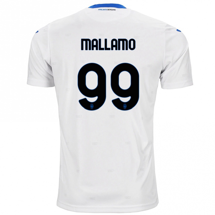 Kids Football Alessandro Mallamo #99 White Away Jersey 2024/25 T-Shirt Australia