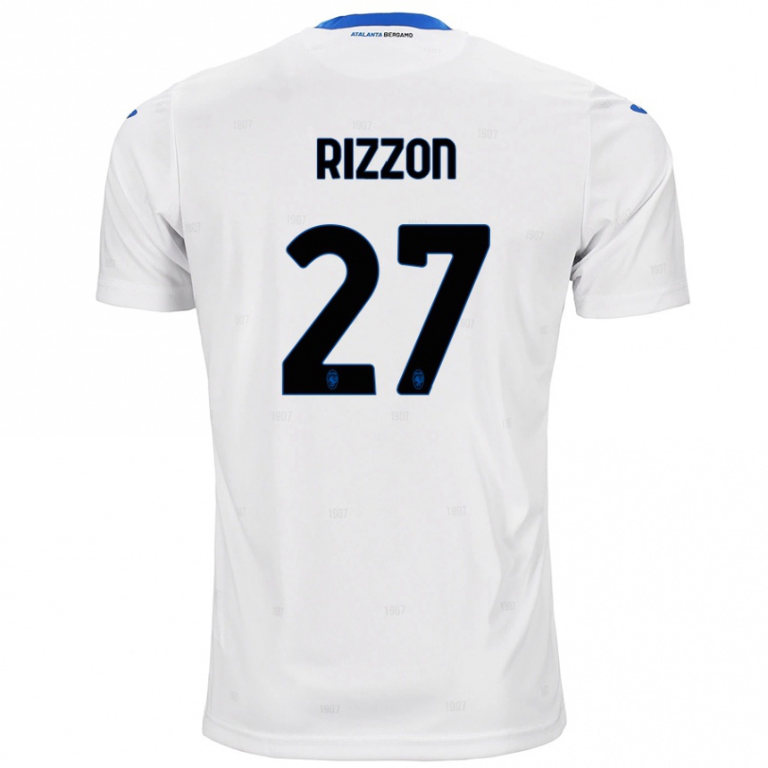 Kids Football Giulia Rizzon #27 White Away Jersey 2024/25 T-Shirt Australia