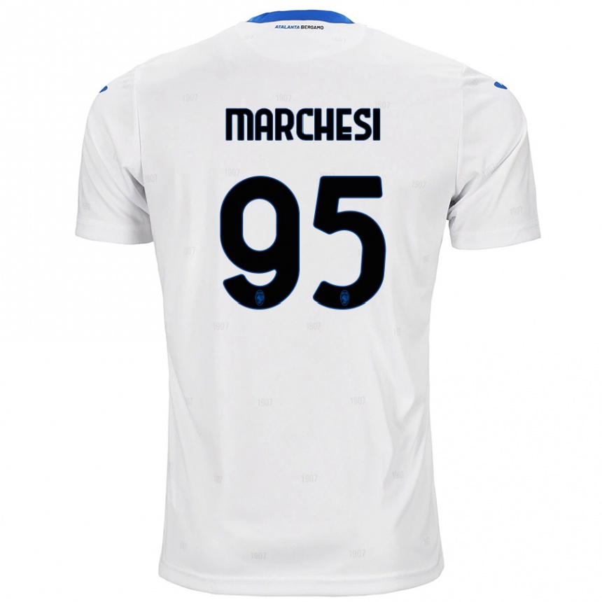 Kids Football Silvia Marchesi #95 White Away Jersey 2024/25 T-Shirt Australia