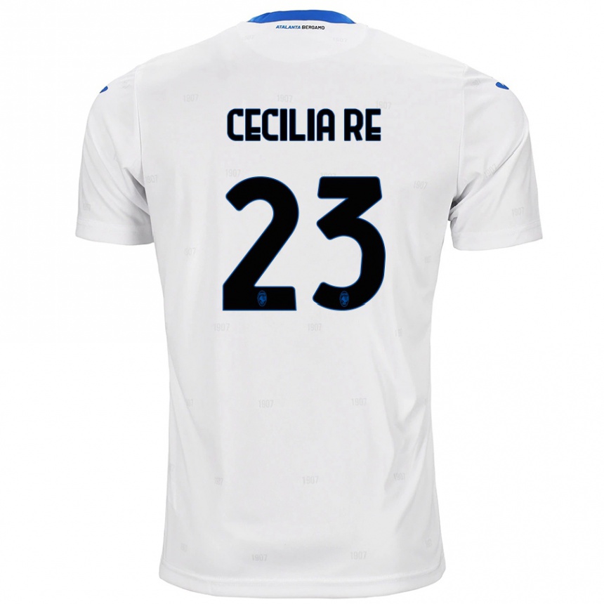 Kids Football Cecilia Re #23 White Away Jersey 2024/25 T-Shirt Australia