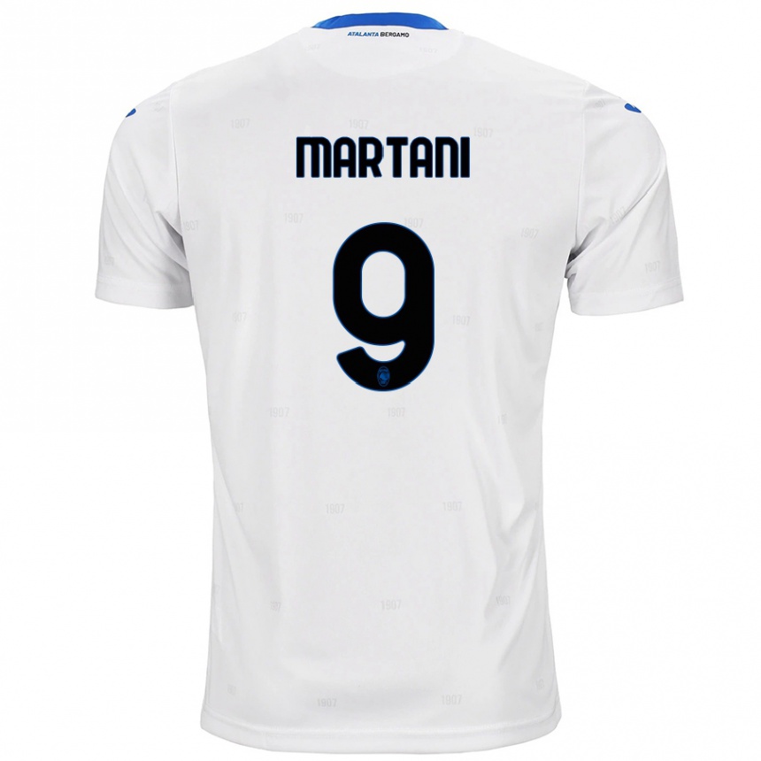 Kids Football Alice Martani #9 White Away Jersey 2024/25 T-Shirt Australia