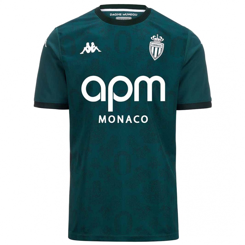 Kids Football Wassim Moussaoui #0 Dark Green Away Jersey 2024/25 T-Shirt Australia