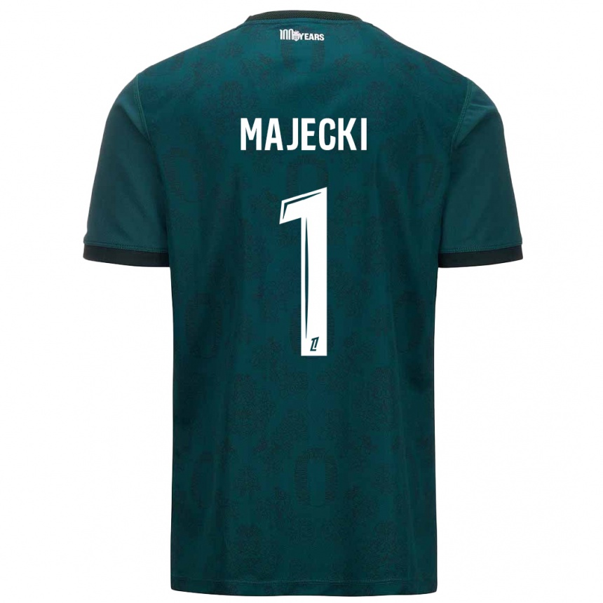 Kids Football Radoslaw Majecki #1 Dark Green Away Jersey 2024/25 T-Shirt Australia