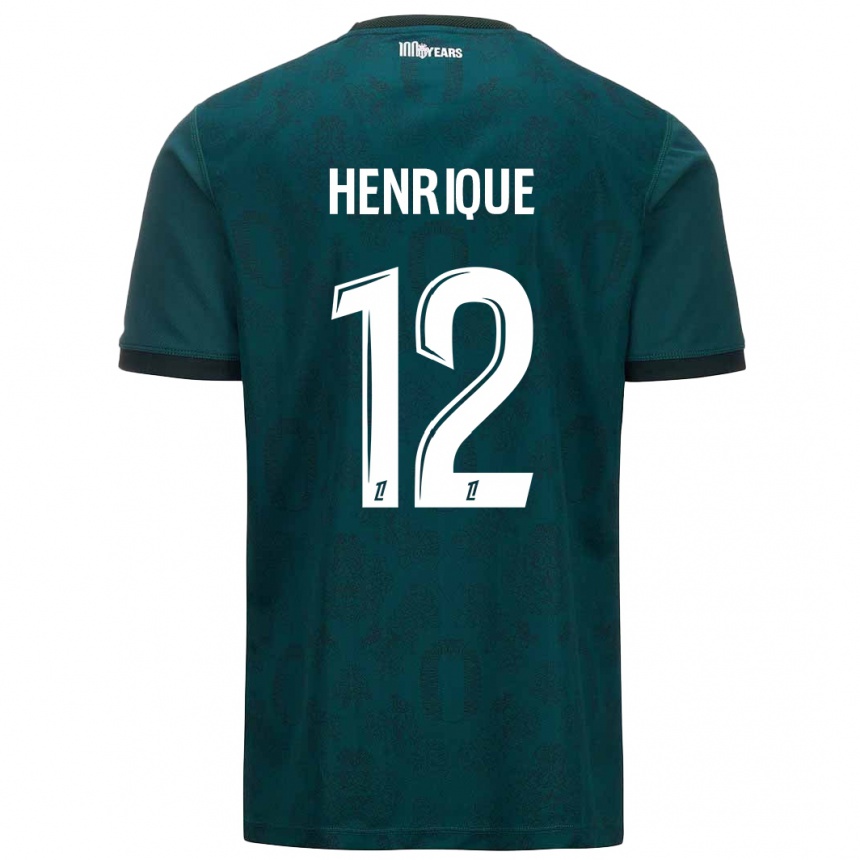 Kids Football Caio Henrique #12 Dark Green Away Jersey 2024/25 T-Shirt Australia