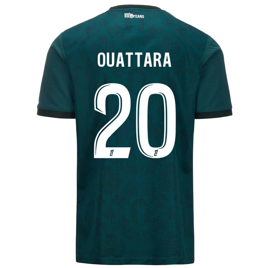 Kids Football Kassoum Ouattara #20 Dark Green Away Jersey 2024/25 T-Shirt Australia