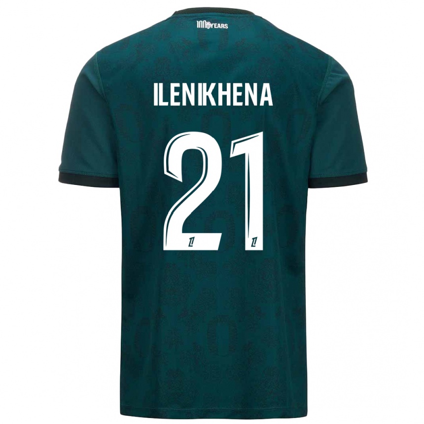 Kids Football George Ilenikhena #21 Dark Green Away Jersey 2024/25 T-Shirt Australia